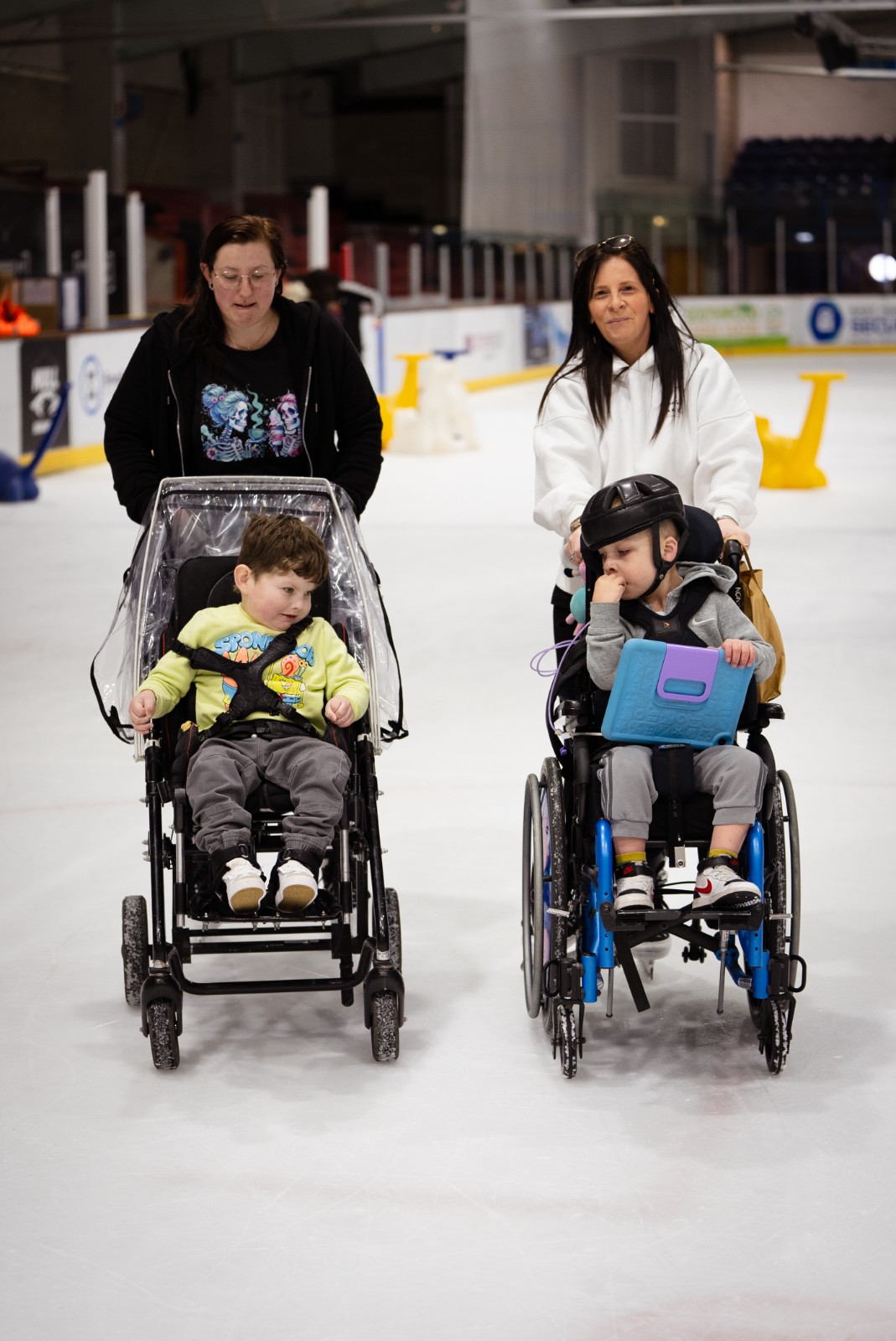 SEND Ice Skating Session block mentored by Hull City Council