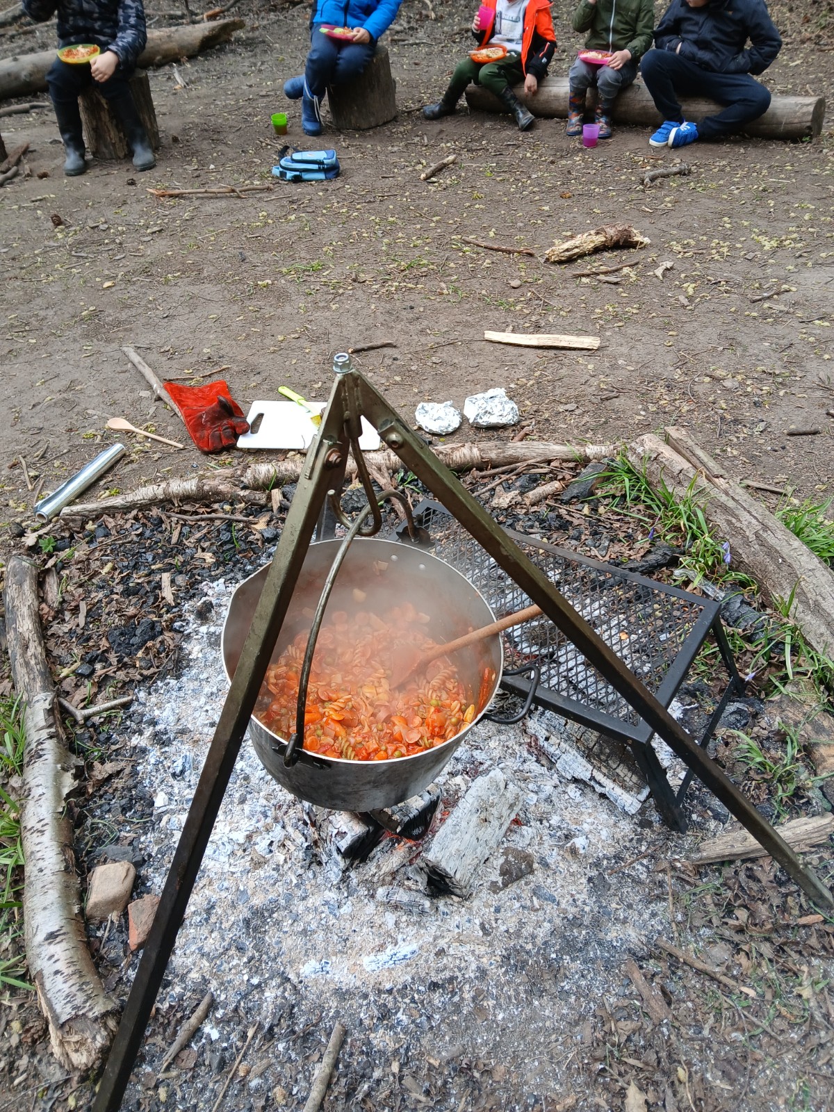 Cook in the Woods block mentored by Heart of England Forest
