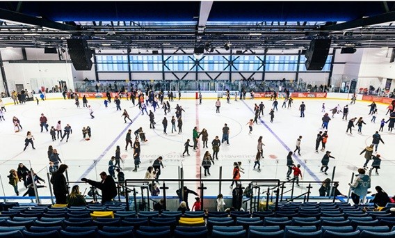 HAF Easter Ice Skating Session block mentored by Havering Active