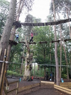 COV YOUTH HAF Go-Ape trip block mentored by Creative Optimistic Visions