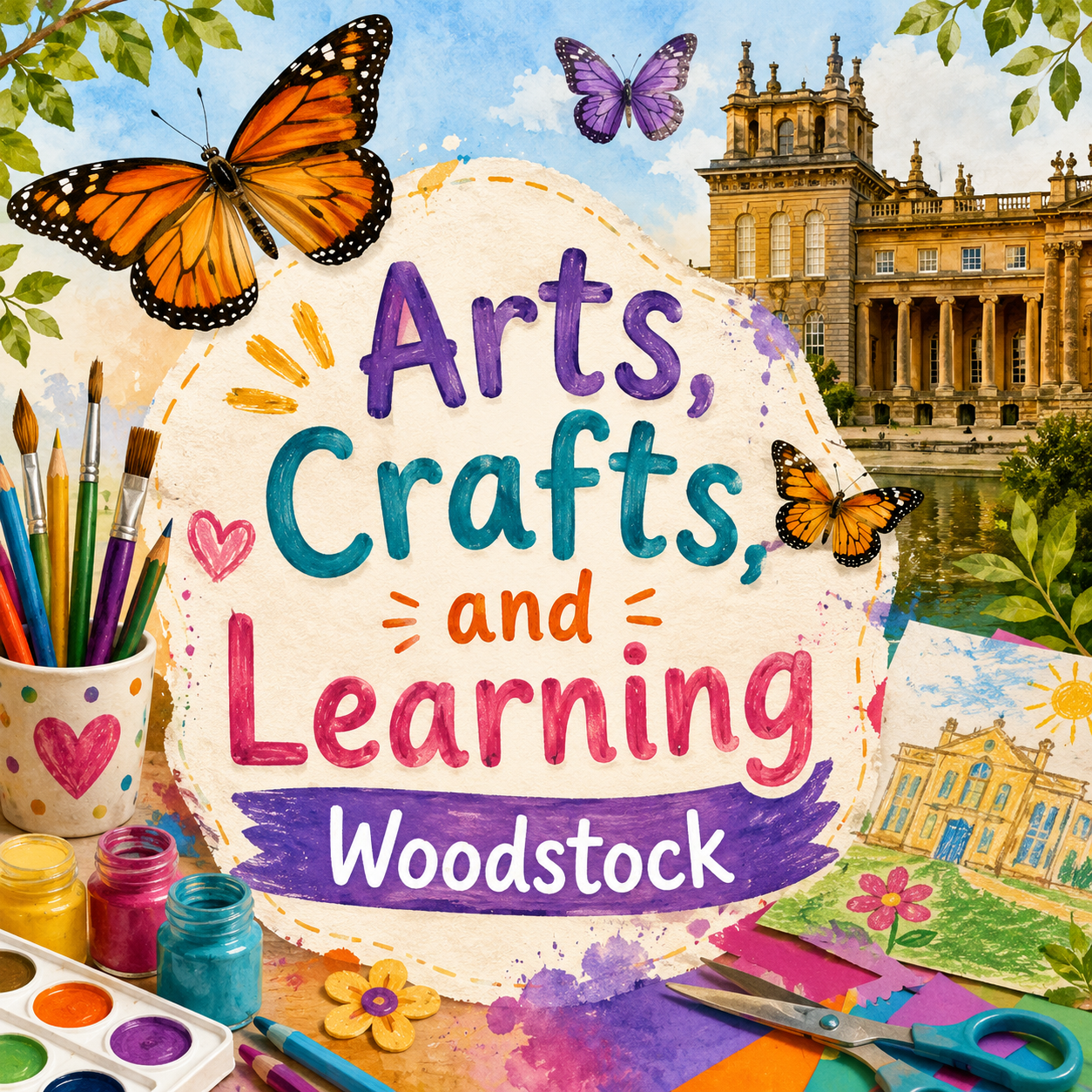 Arts, Crafts, and Learning Woodstock block mentored by Tunnicliffe Education
