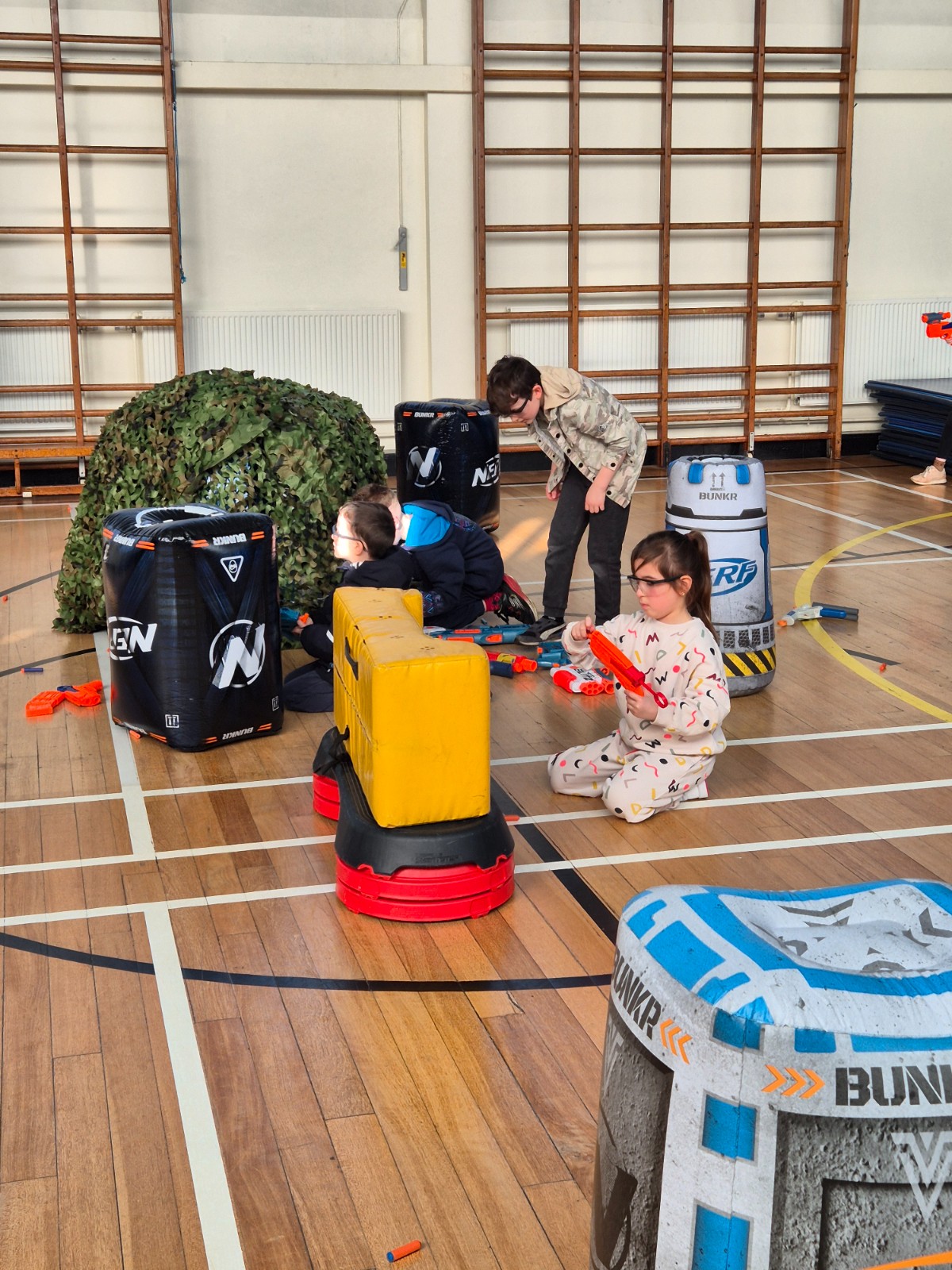 BNHF -All Stars Nerf games @Aylsham sports hub block mentored by Aylsham Sport Hub