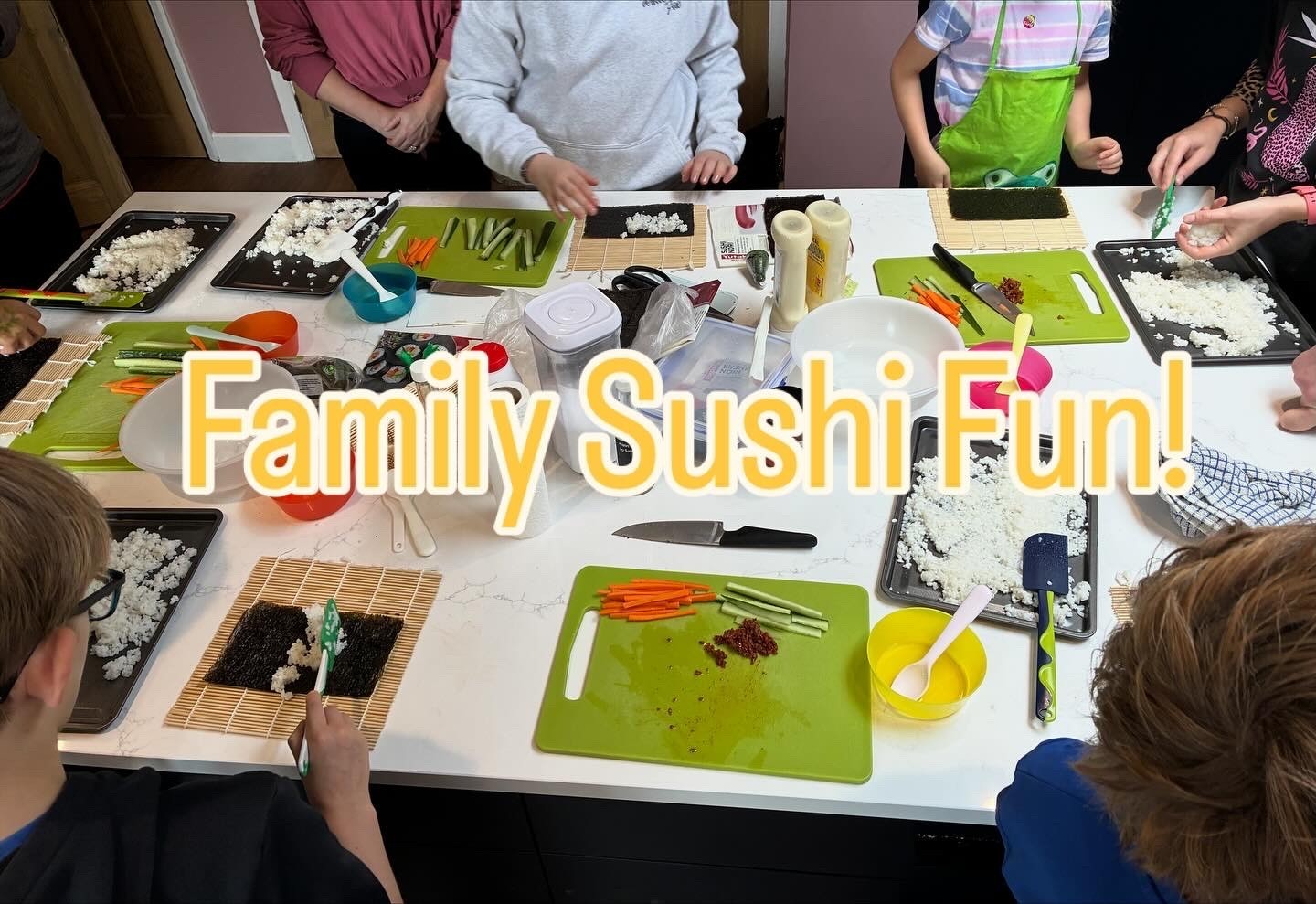 Adult & Child Sushi Class! block mentored by Lisa of Little Wren Cooking