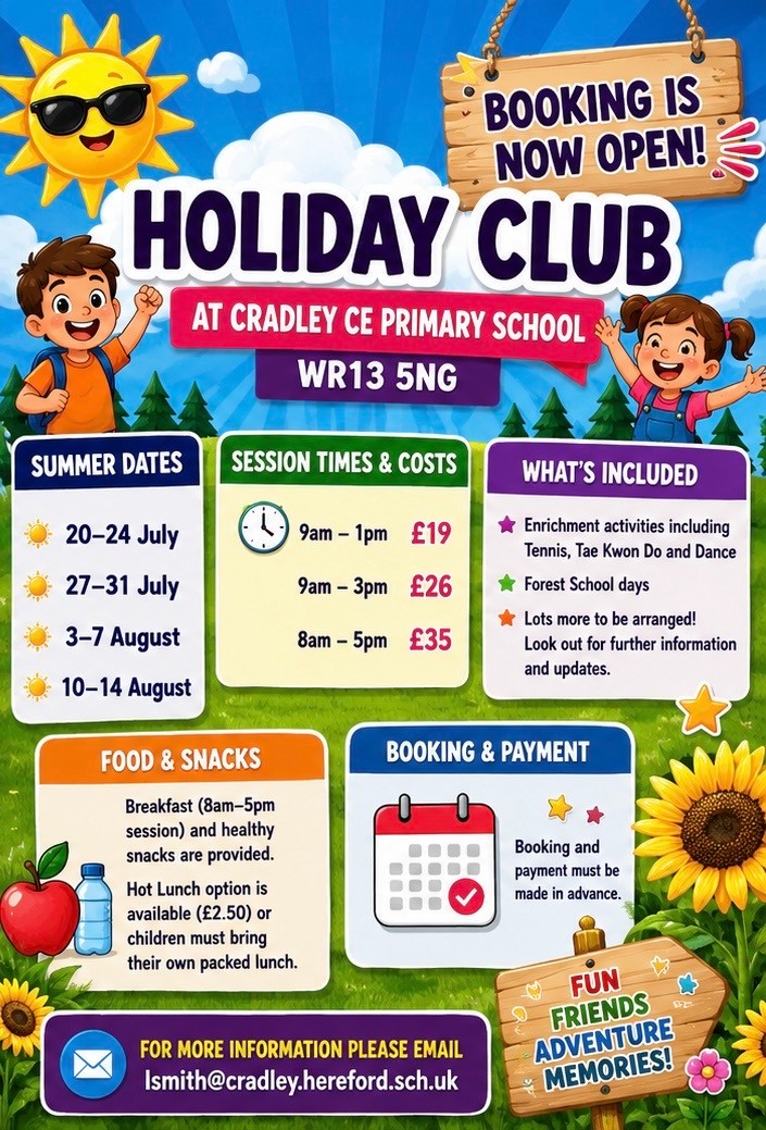 Cradley Holiday Club block mentored by Cradley Holiday Club