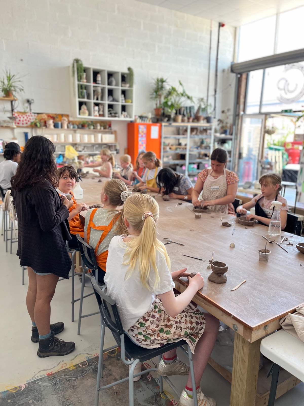 Ceramics experience in Hereford block mentored by CUP Ceramics