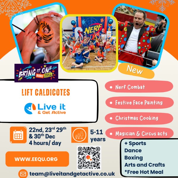 Lift Caldicotes Festivity, Sports & Games block mentored by Live it & Get Active CIC