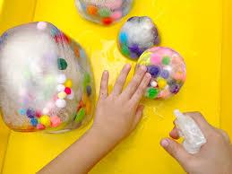 Brightstars29th July Ice Play (HAF) block mentored by Brightstars Holiday Club