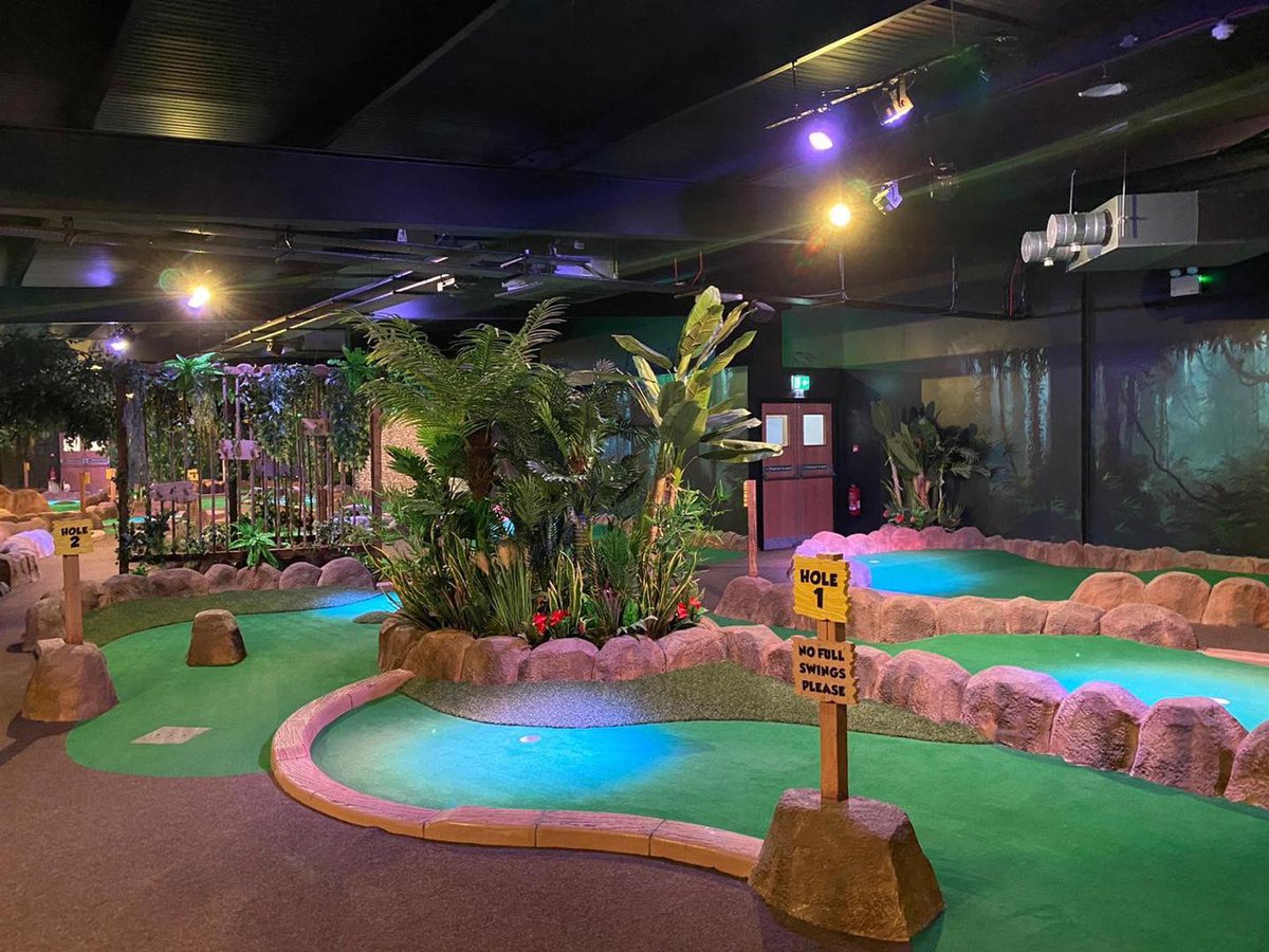 AFC Mini Golf block mentored by Action for Children