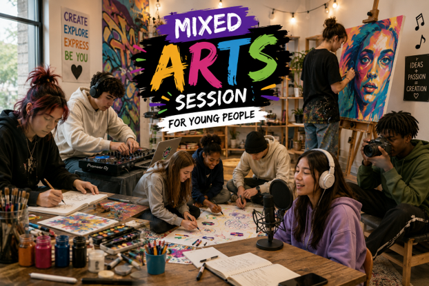 October @ Derbyshire Arts block mentored by Adoption East Midlands - HAF
