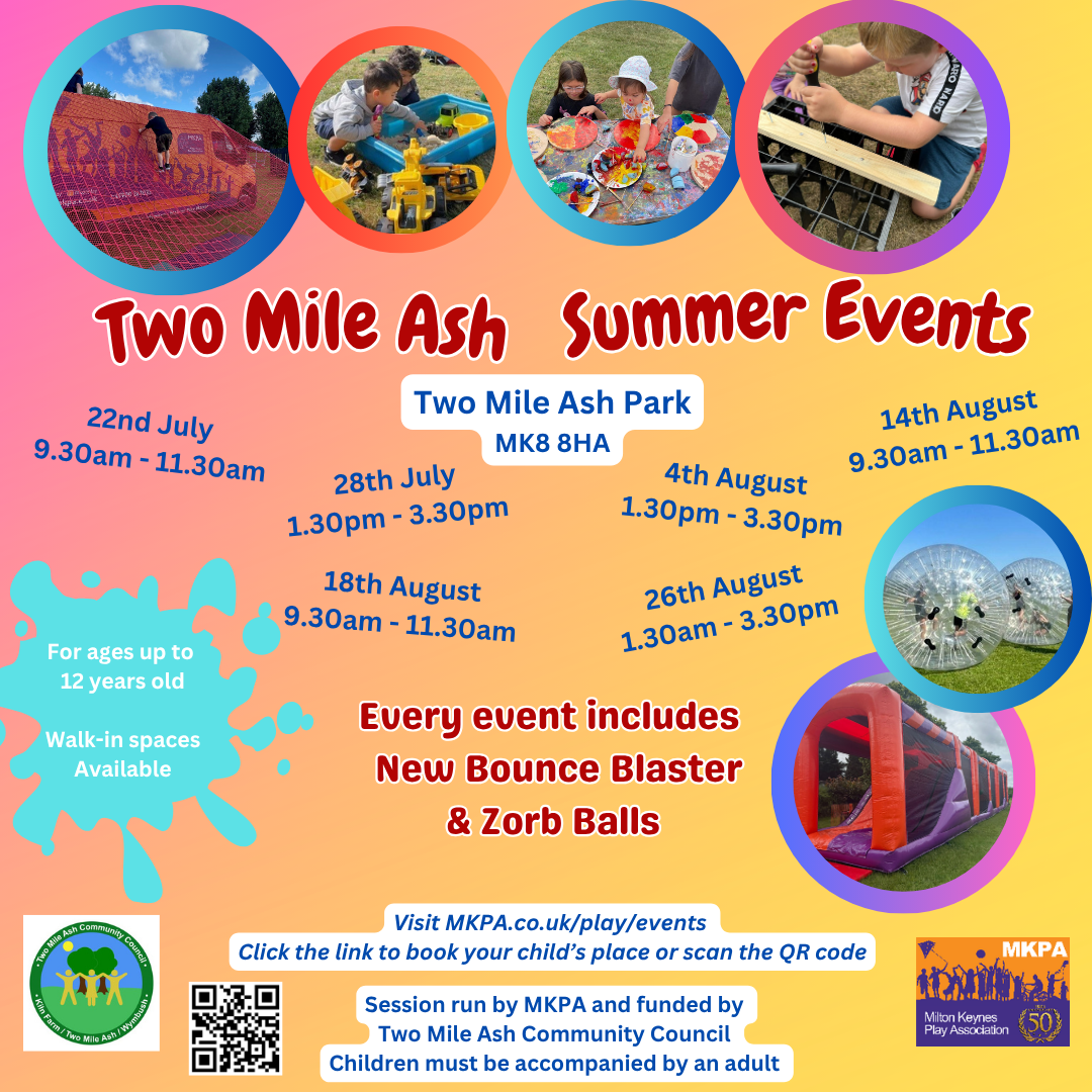 MKPA Two Mile Ash Park - SUMMER block mentored by Milton Keynes Play Association