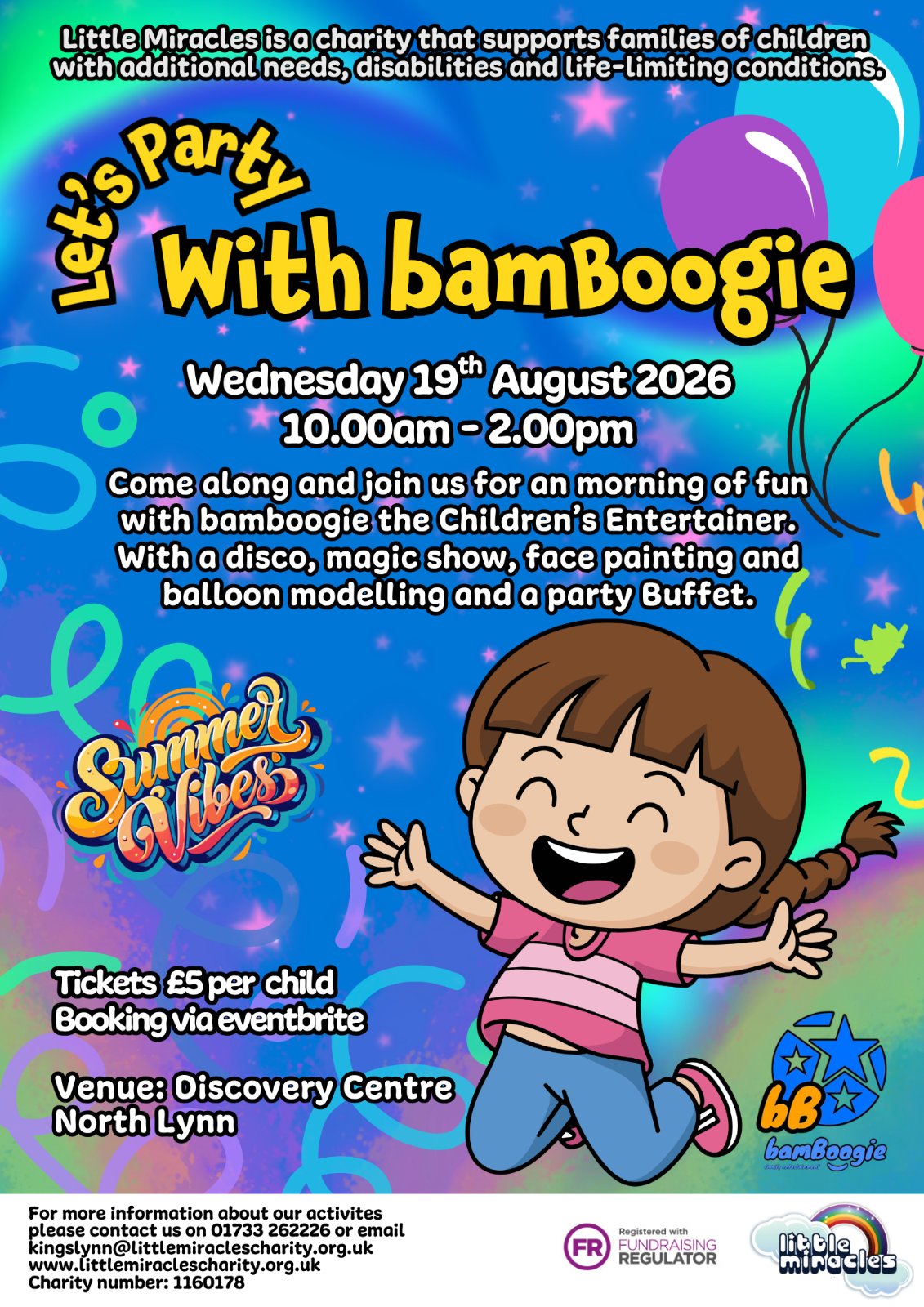Let's Party with Bamboogie - SEND block mentored by Little Miracles Charity