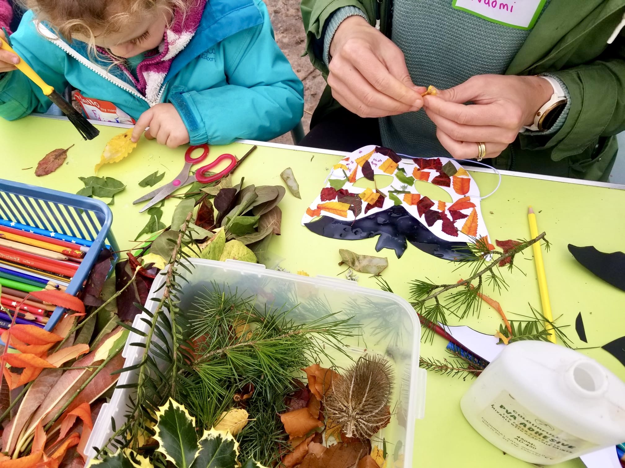 Krafty Kids block mentored by Growing Local CIC