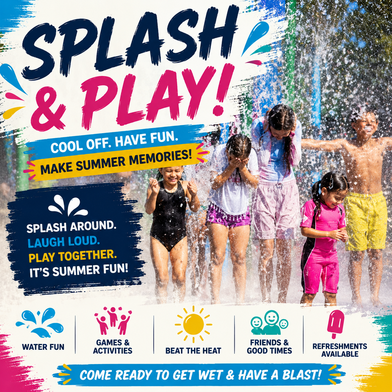 Splash n' Play block mentored by Broughton and Milton Keynes Parish Council