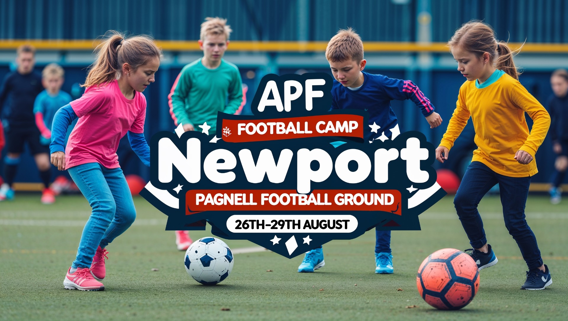 APF Football Camp block mentored by APF ACTIVITY CAMPS