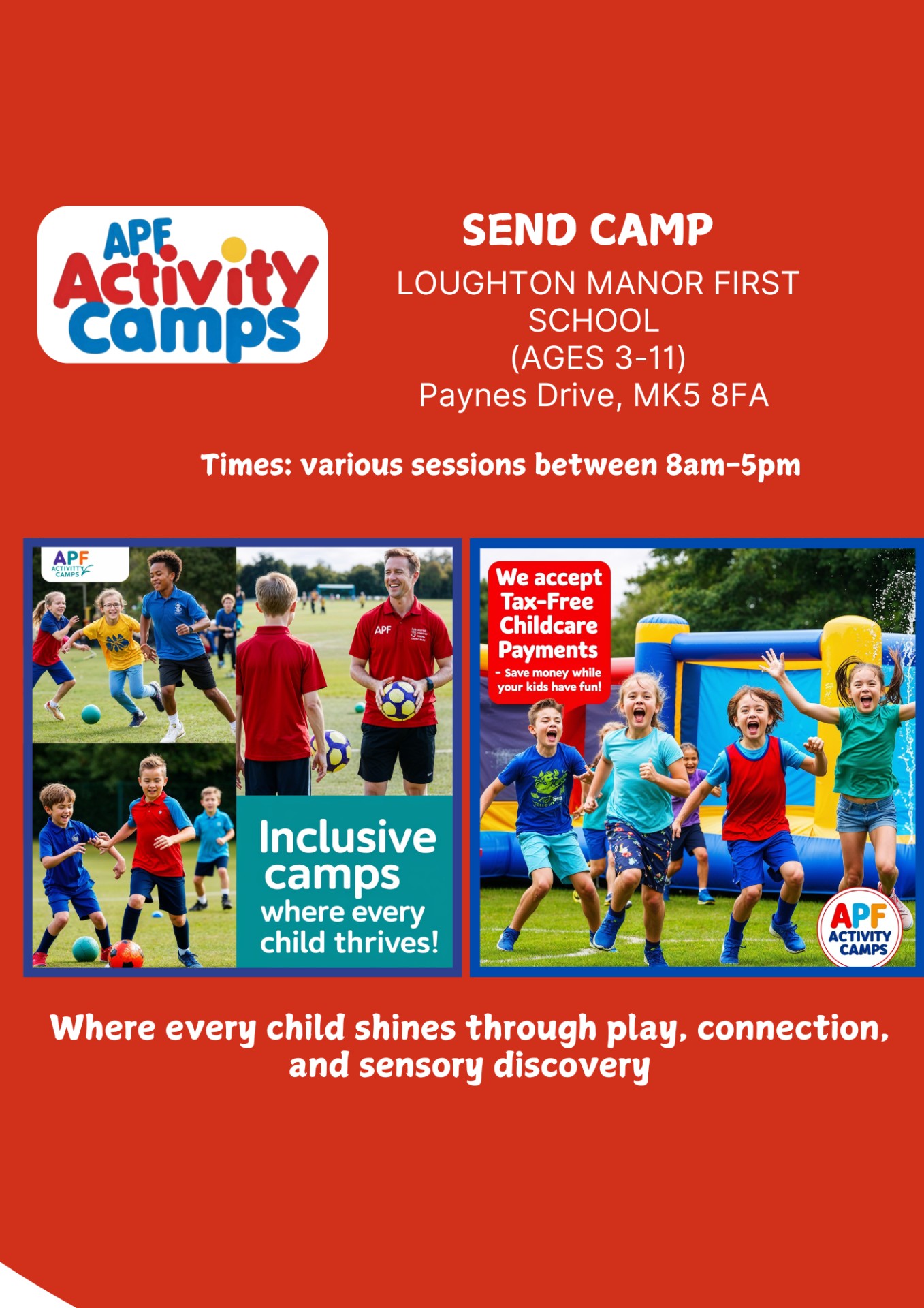 SEND Multi-Activity Camp at Loughton block mentored by APF ACTIVITY CAMPS