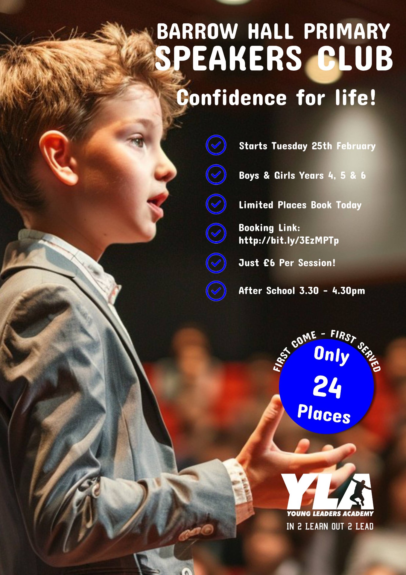 Barrow Hall Primary School Speakers Club block mentored by Young Leaders Academy