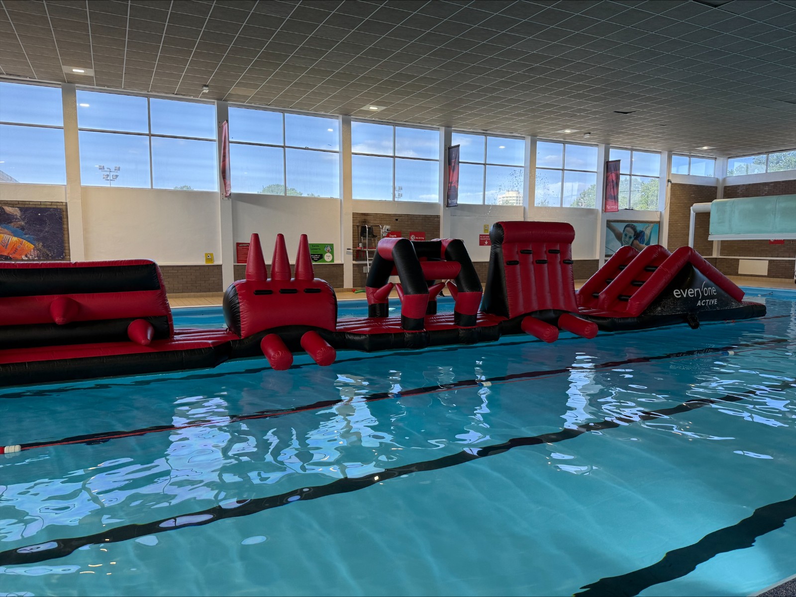 Inflatable Pool Session - Bracknell LC block mentored by Everyone Active