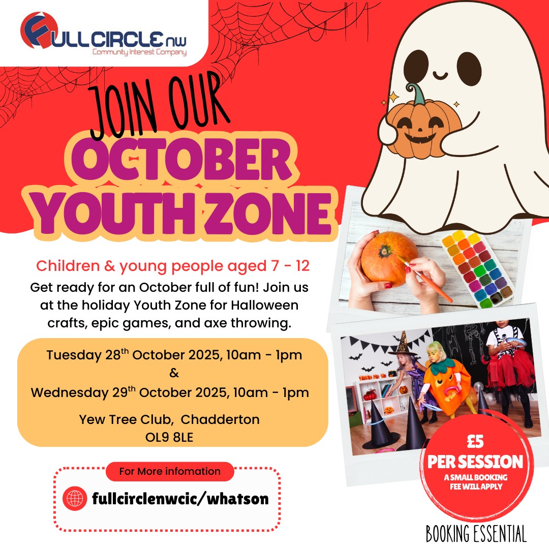 October Holiday Youth Zone block mentored by Fullcircle nw CIC