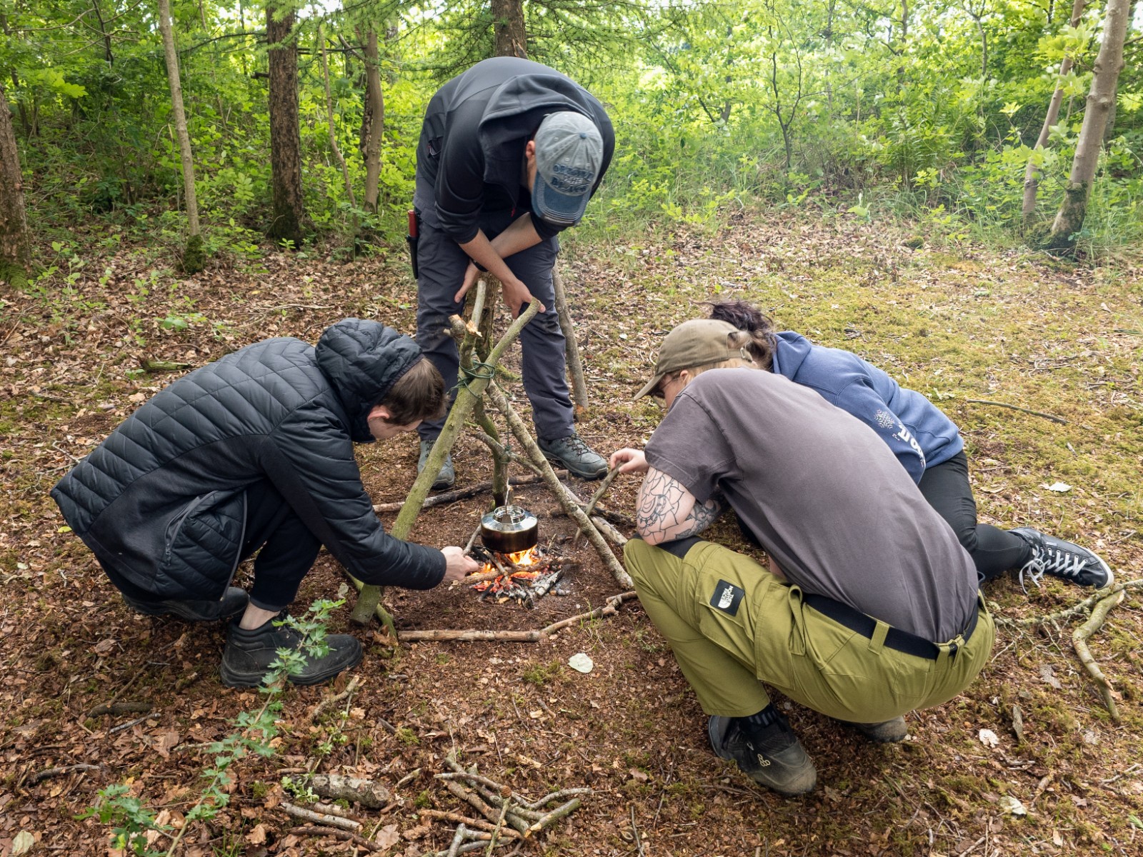 Cumbria Youth Alliance- Bushcraft Skills block mentored by Cumbria Youth Alliance