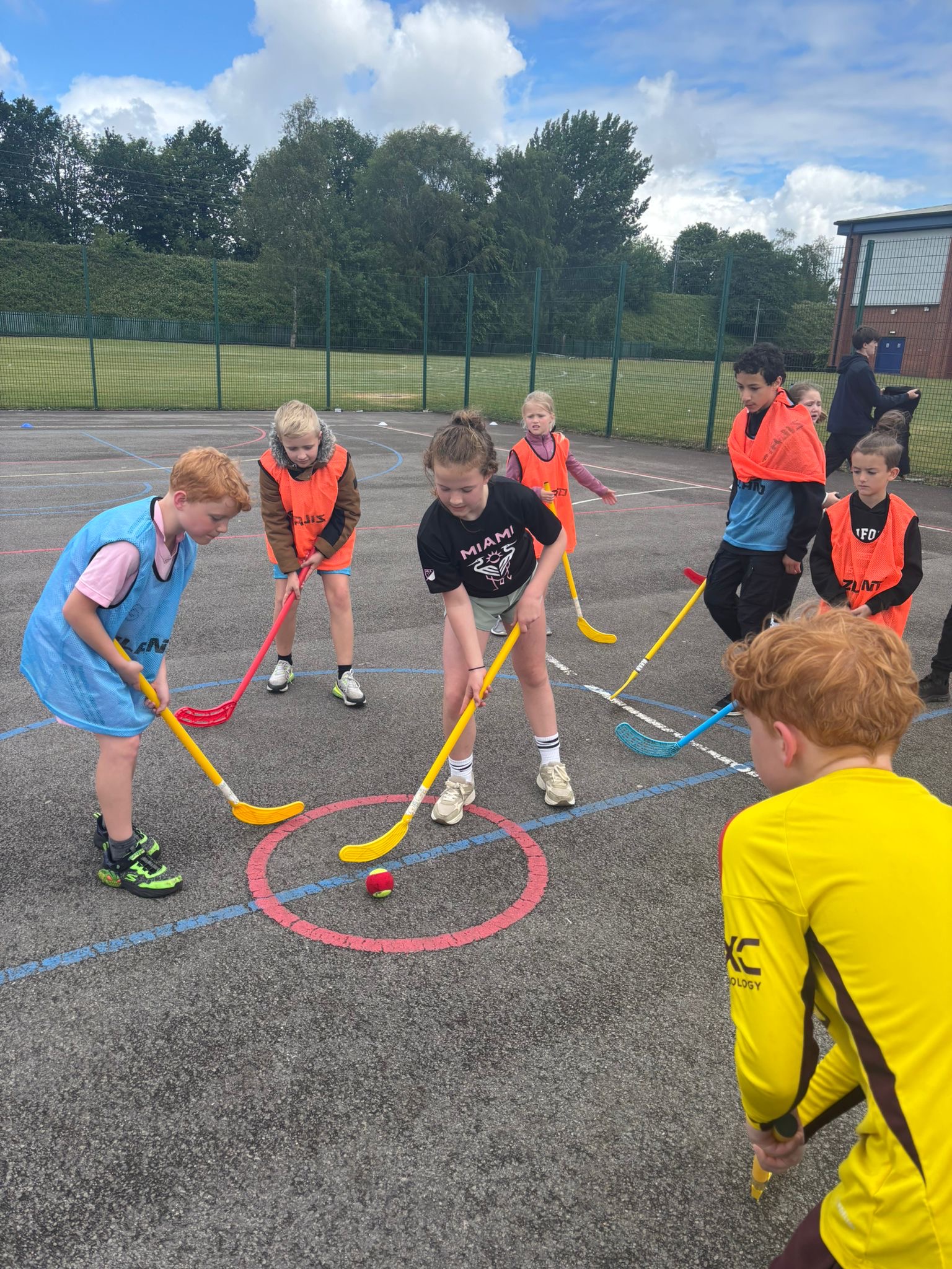Hockey Taster block mentored by Salford Community Leisure