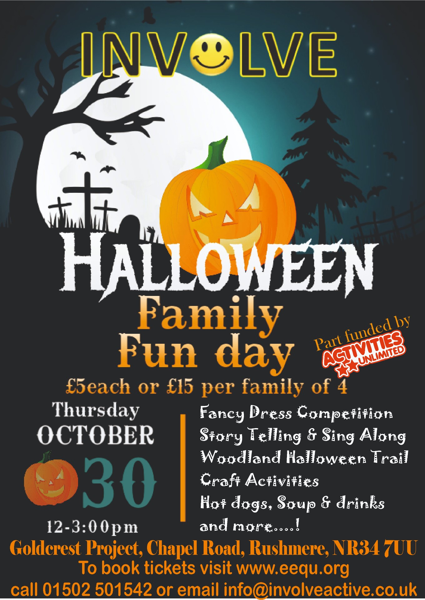 Involve Halloween Family Fun Day  block mentored by Involve Active Ltd