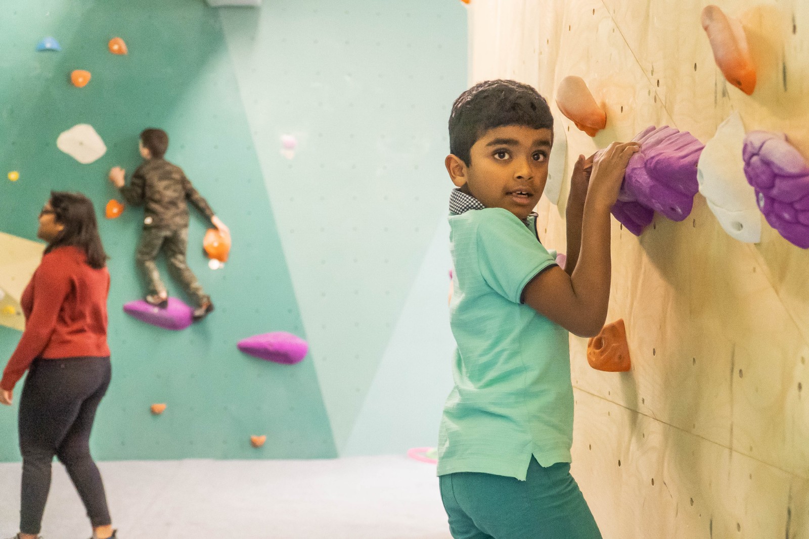 Easter HAF Climbing Camp 11-16 Years Old block mentored by The Nest Climbing