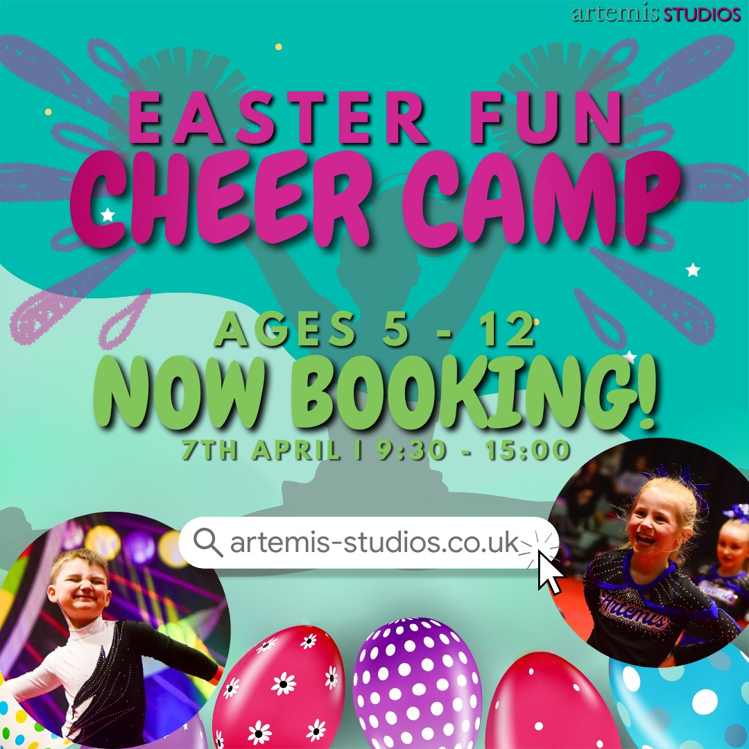 Easter Cheer Camp HAF block mentored by Artemis Studios Performing Arts Schools and College