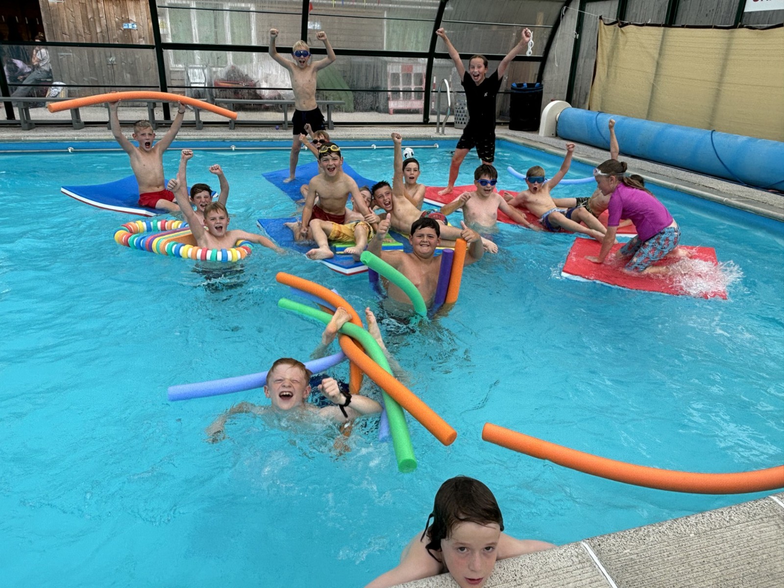 Summer Family & Friends Swim Sessions block mentored by Happy Hawks Childcare