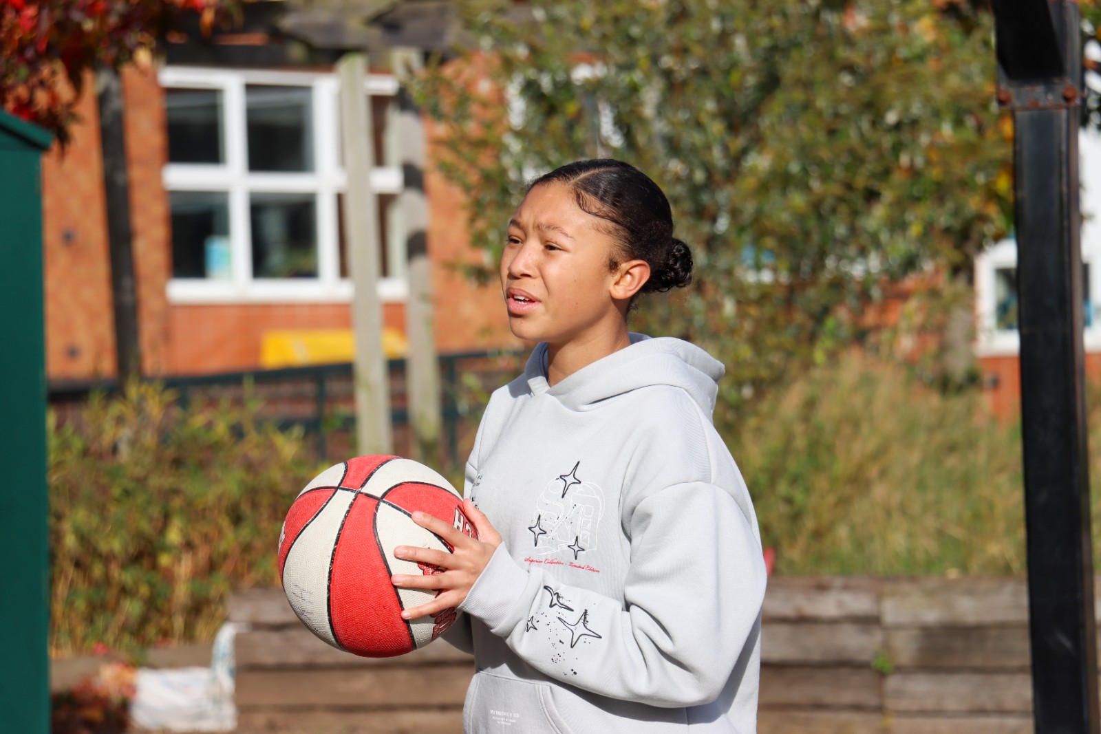 Nottingham Forest CT - Robin Hood Primary block mentored by Nottingham Forest Community Trust