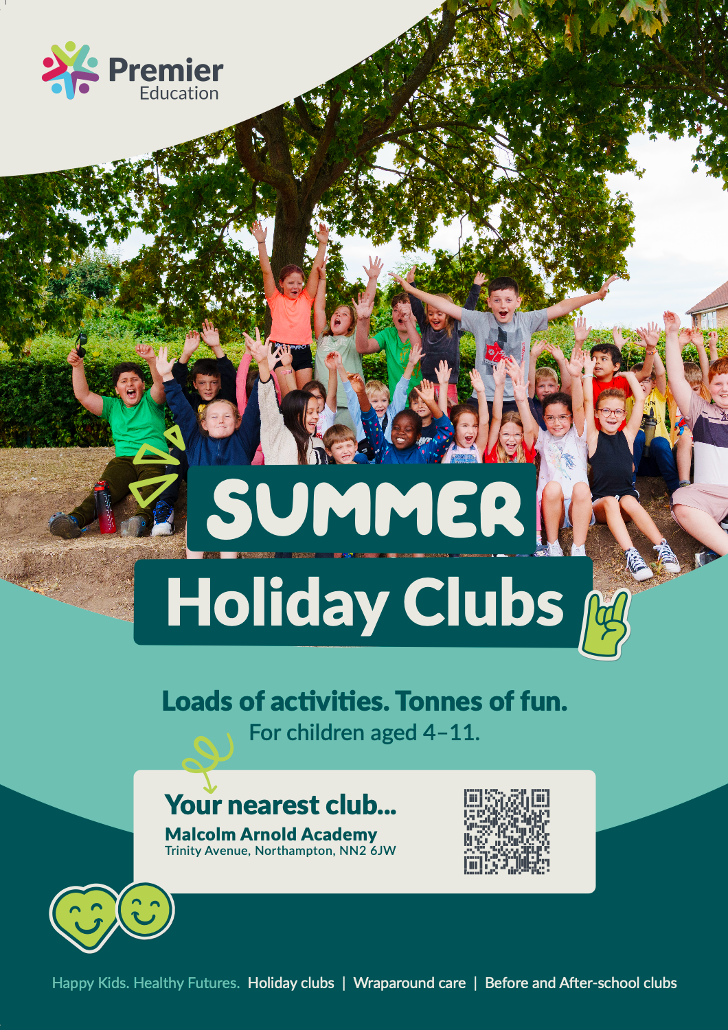 Premier Holiday Camp - Malcolm Arnold block mentored by Premier Education