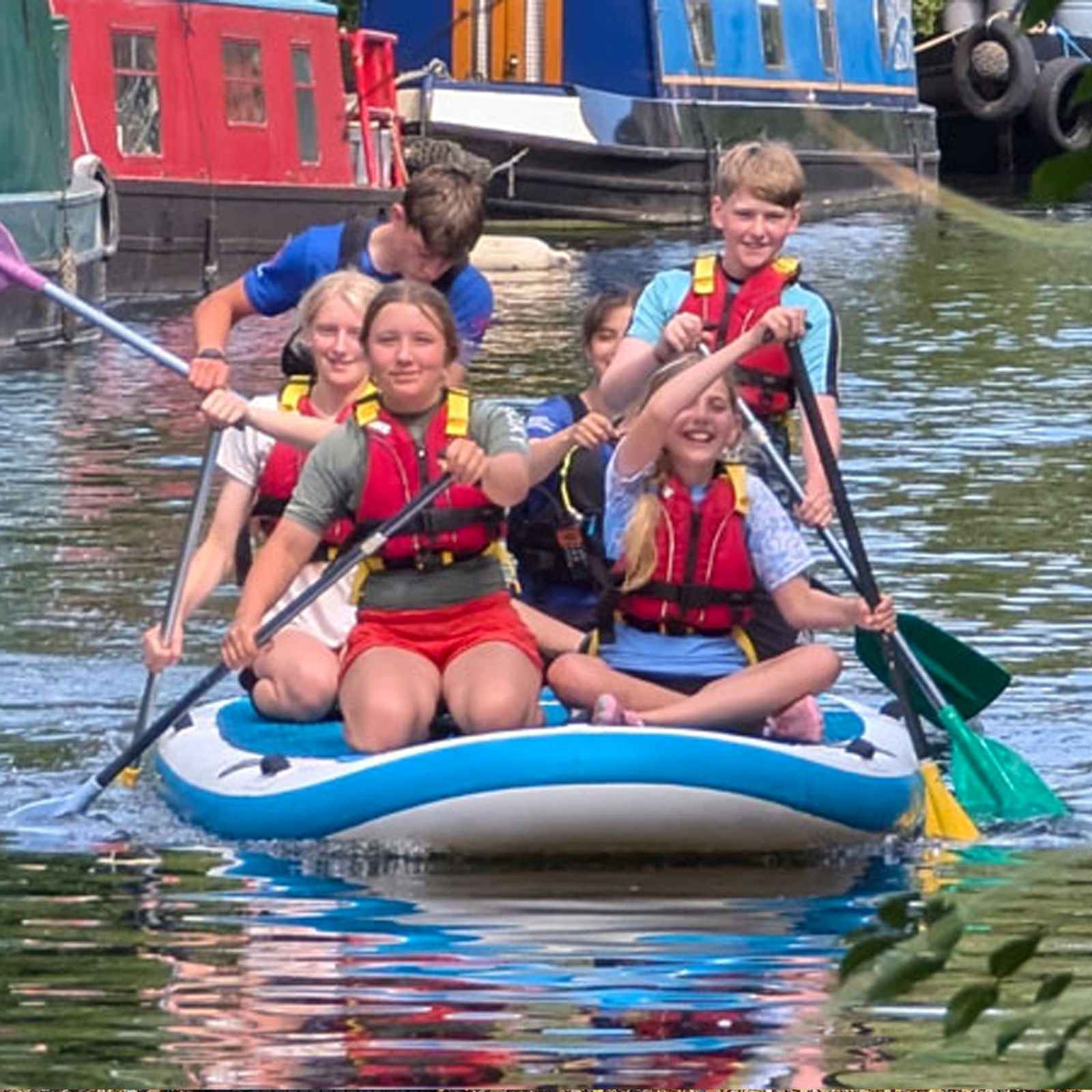 Paddlesports Camp with Canoe Sports Trust block mentored by Canoe Sports Trust