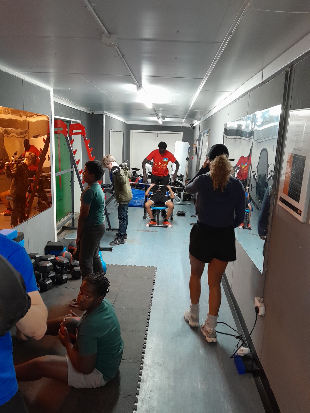Youth Gym Sessions (15-18) block mentored by Bonny Downs Community Association
