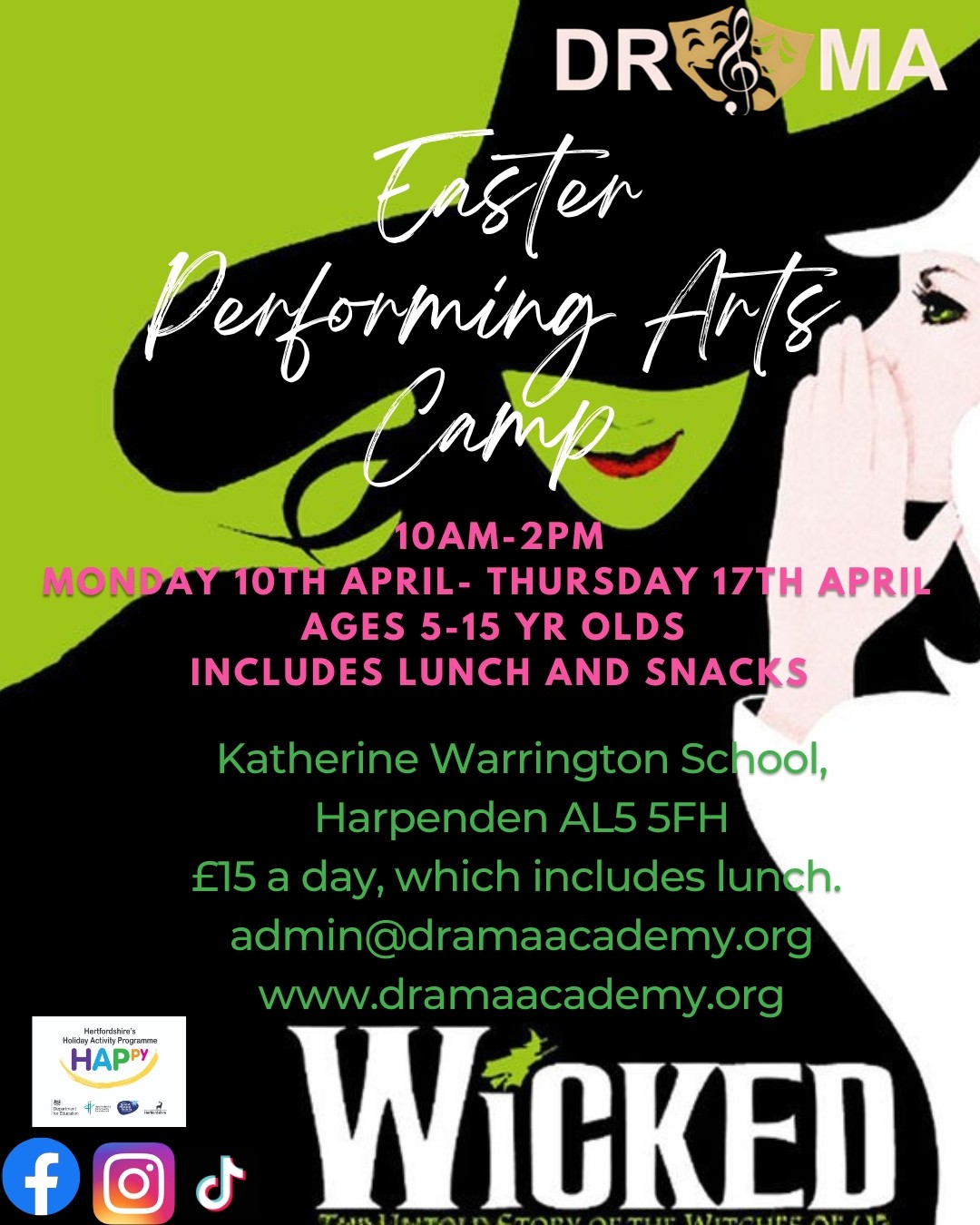 Harpenden Musical Theatre Camp block mentored by Drama Academy