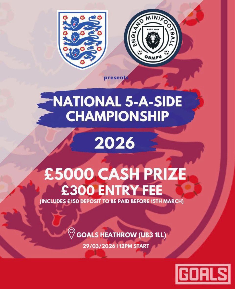 National 5 a side Tournament block mentored by GB Minifootball