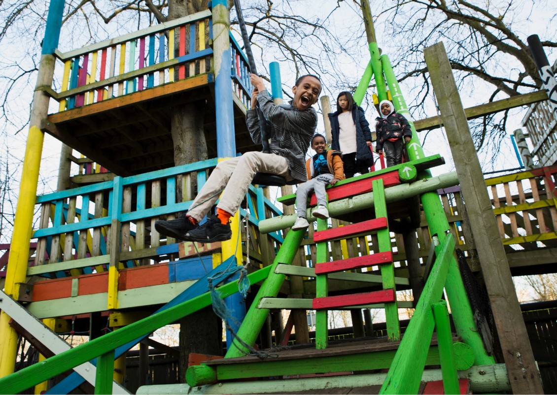 St Agnes Adventure Playground block mentored by BCC HAF