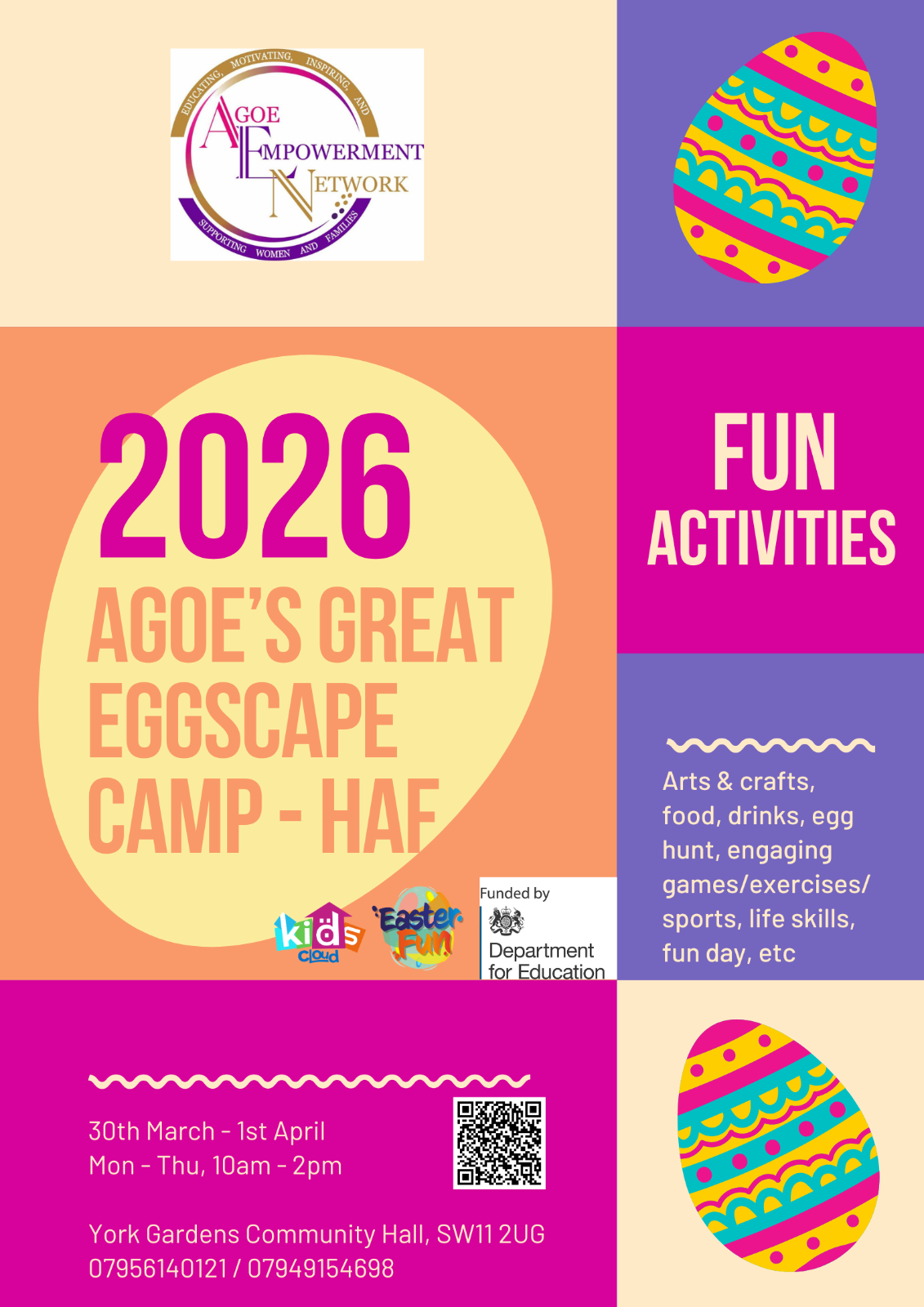 AGOE Holiday Fun block mentored by Agoe Empowerment Network CIO