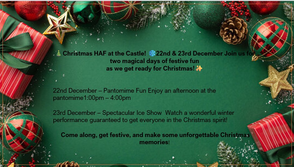 Enchanting Christmas HAF at the castle block mentored by Salford youth services