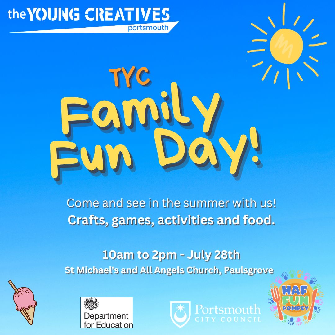 TYC Summer Family Fun Day! block mentored by The Young Creatives Portsmouth