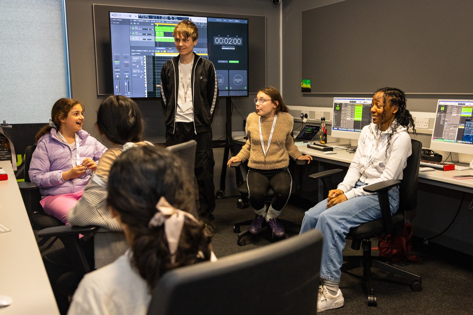 Young Producers Camp block mentored by Newham Music