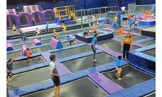 Young Carers Oxygen Trampolining block mentored by Cheshire East Young Carers Service