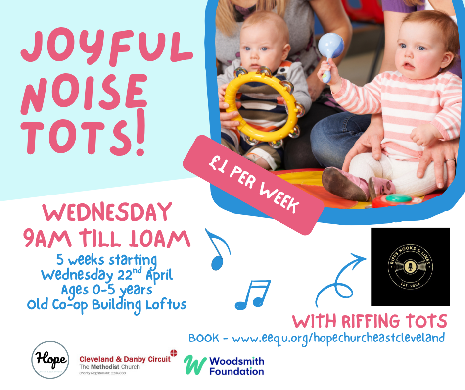 Joyful Music Tots block mentored by Hope Church East Cleveland