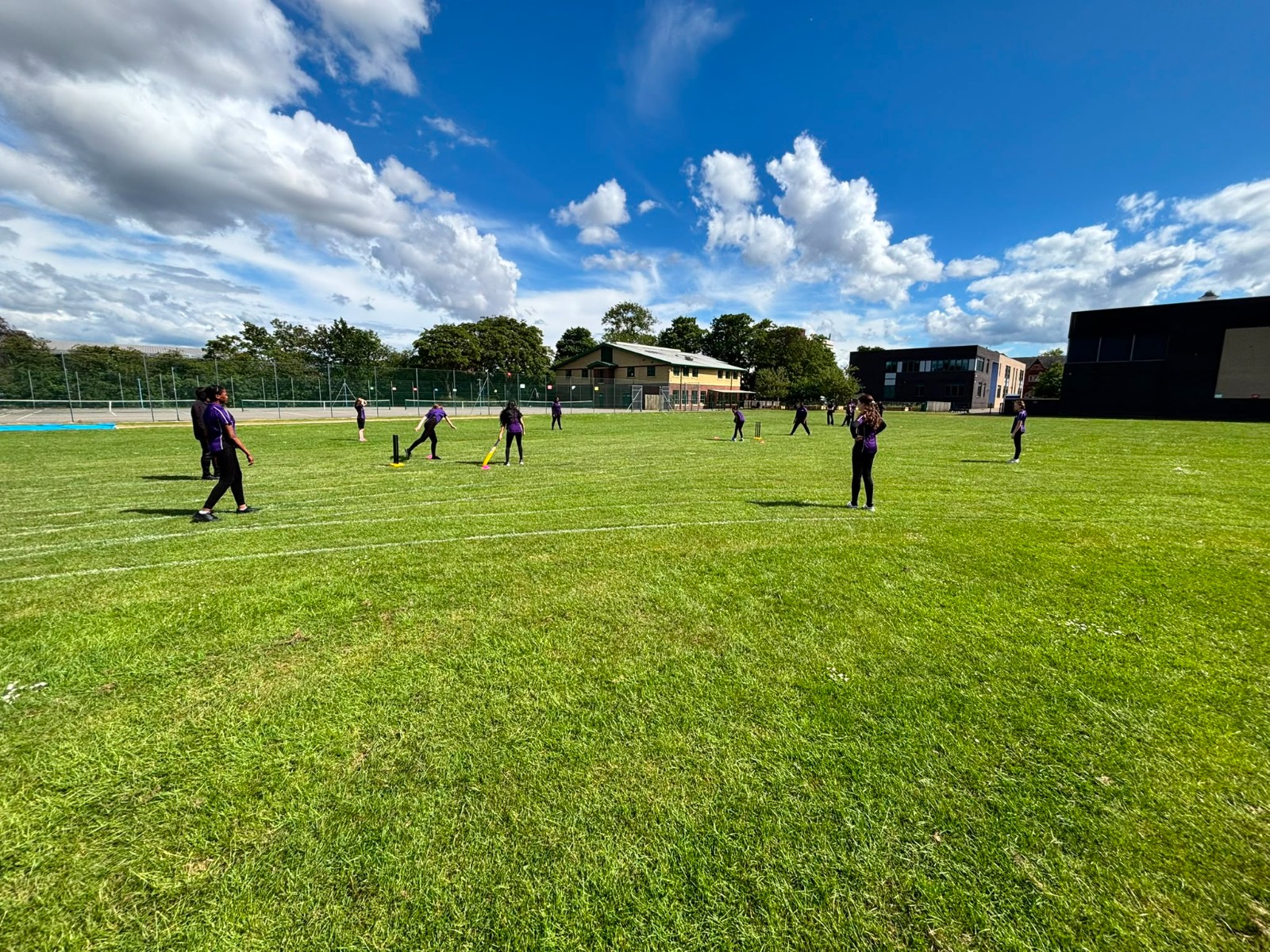 Hull Girls only Cricket @ Hull Zingari block mentored by The Yorkshire Cricket foundation