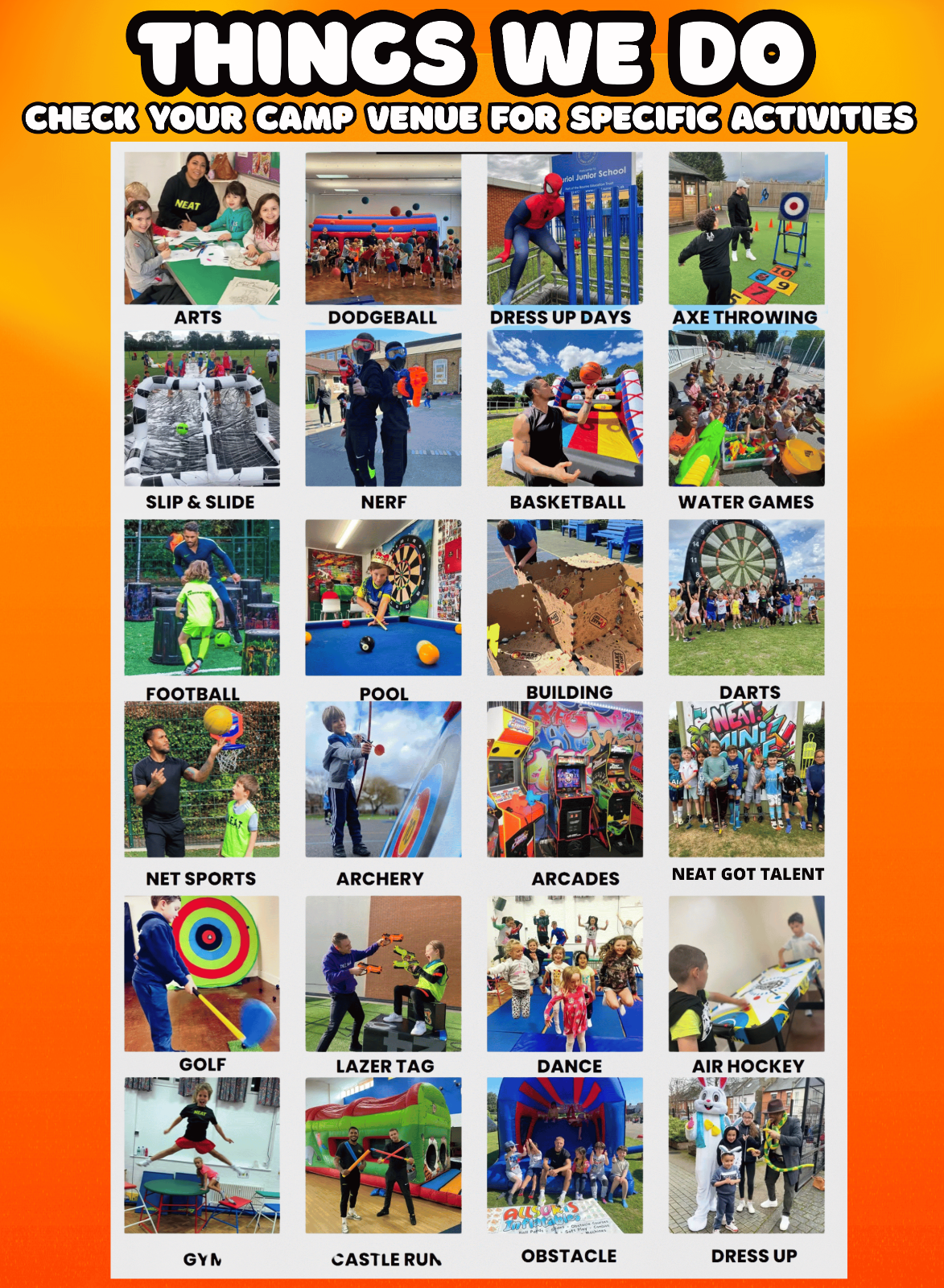 NEAT HQ SEND Camp Epsom block mentored by NEAT