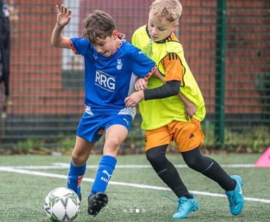 OACT Soccer School Royton & Crompton block mentored by Oldham Athletic Community Trust