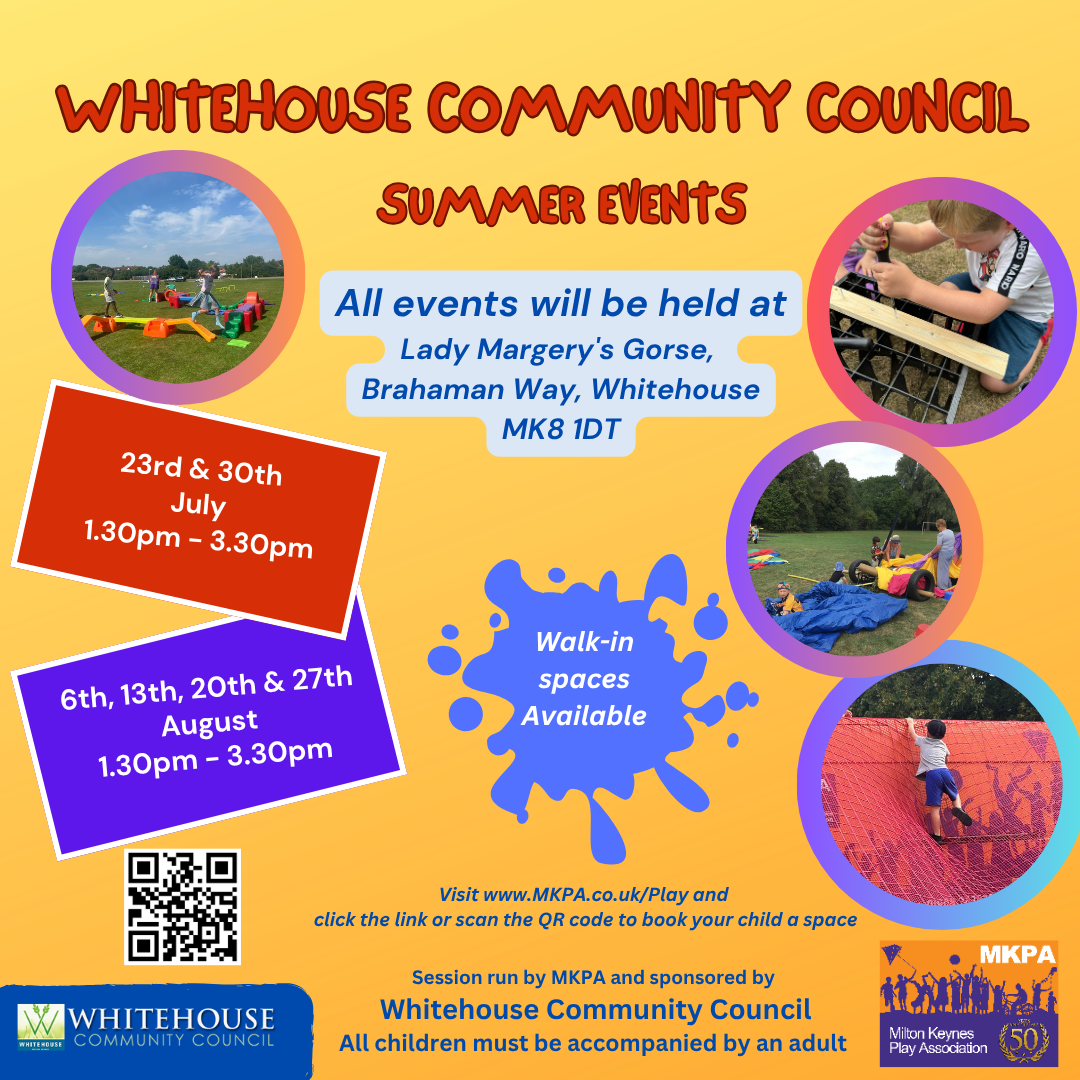 Whitehouse Summer Events block mentored by Milton Keynes Play Association