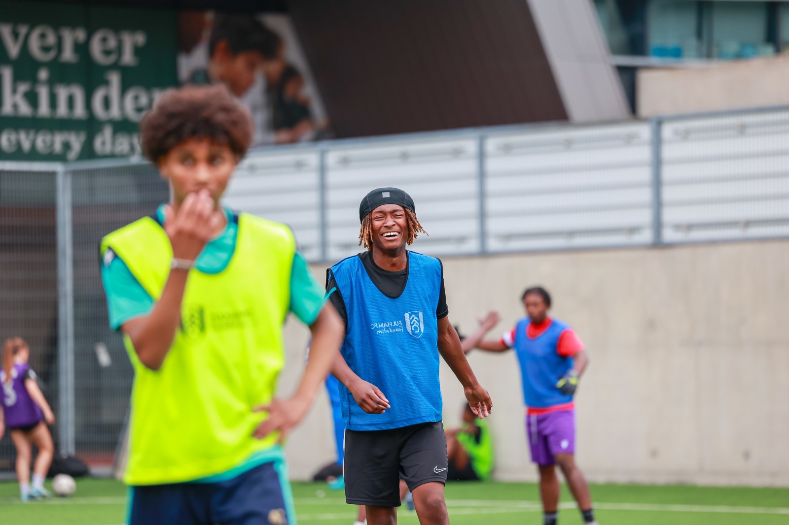 Fulham Holiday Kicks block mentored by Fulham Holiday Kicks