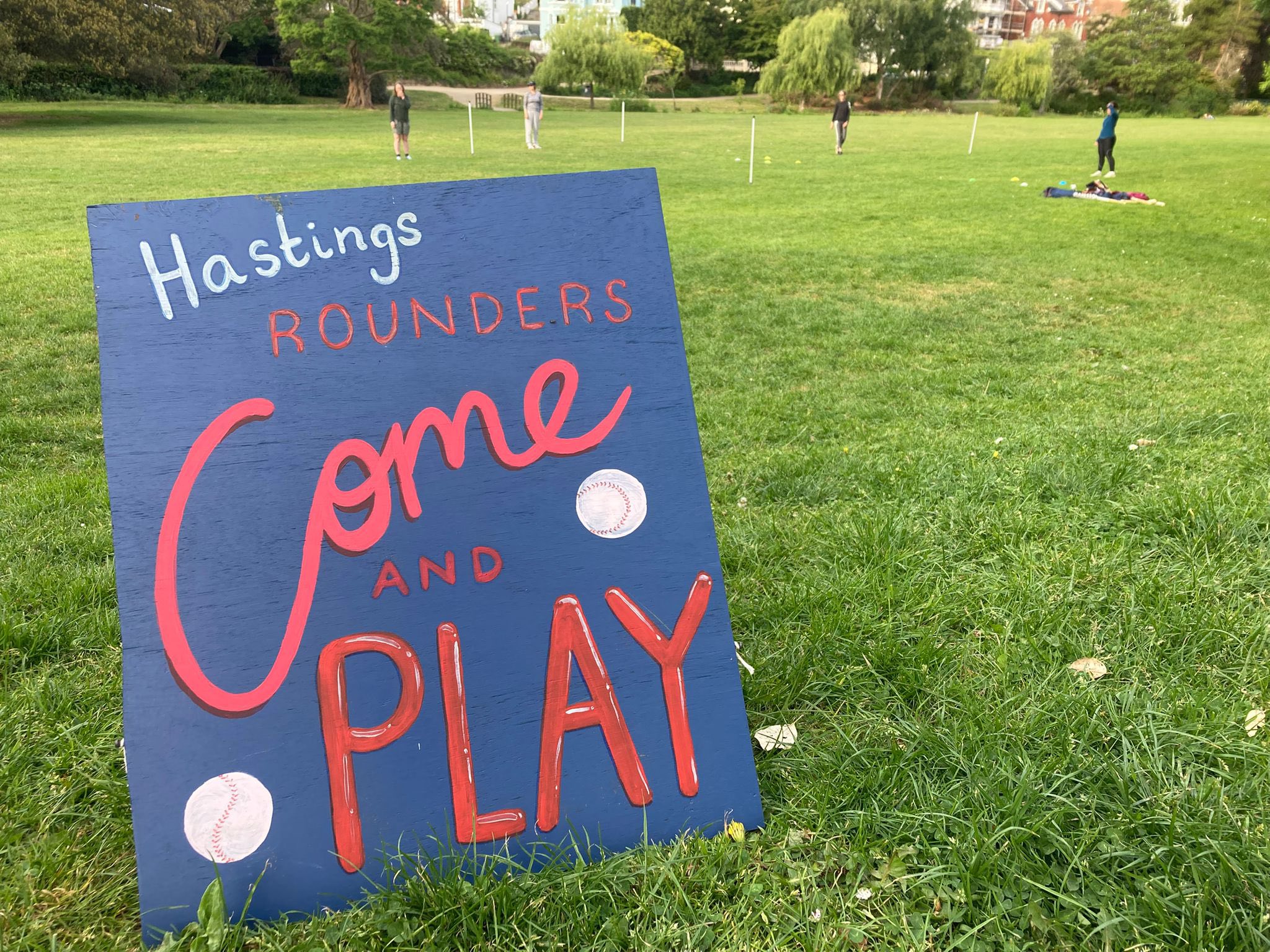 St Leonards Old Bathing Pool rounders block mentored by Hastings Rounders