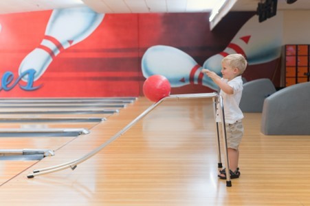Bowling/Mini Golf block mentored by Warrington Children's Centres