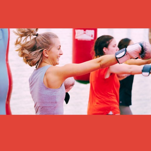 Boxercise block mentored by Active Hastings