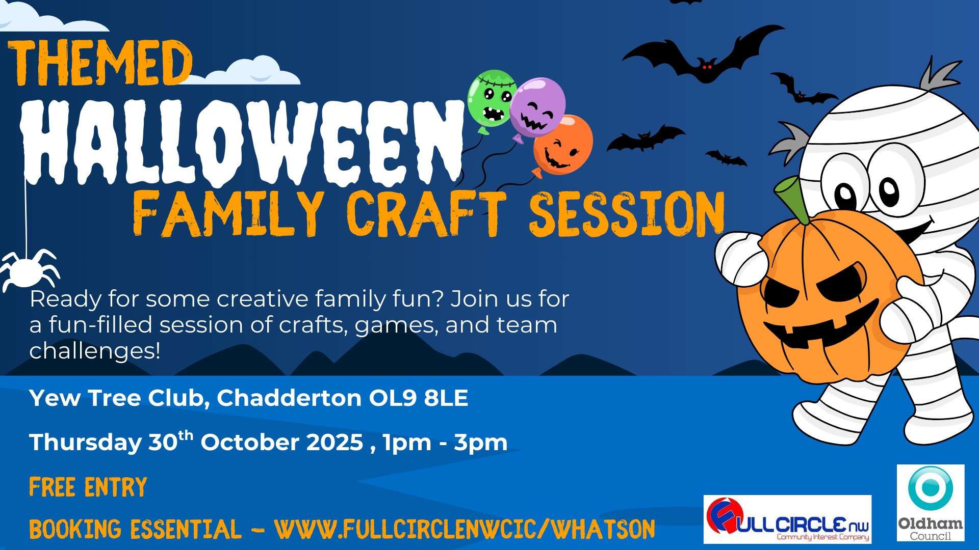 Family Craft Session block mentored by Fullcircle nw CIC
